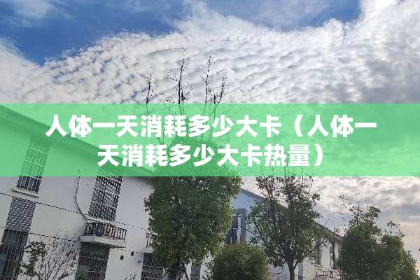 人体一天消耗多少大卡（人体一天消耗多少大卡热量）