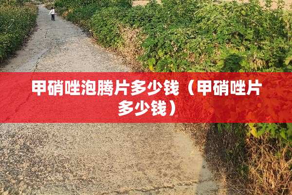 甲硝唑泡腾片多少钱（甲硝唑片多少钱）