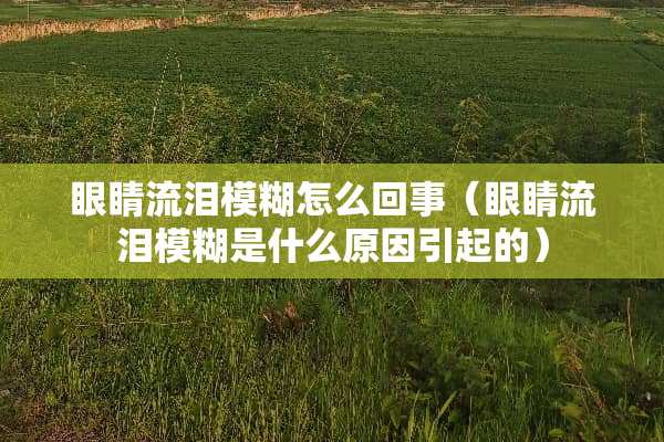 眼睛流泪模糊怎么回事（眼睛流泪模糊是什么原因引起的）