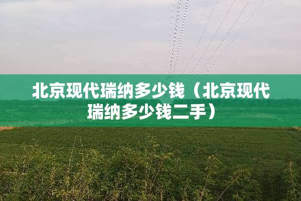 北京现代瑞纳多少钱（北京现代瑞纳多少钱二手）