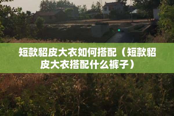 短款貂皮大衣如何搭配（短款貂皮大衣搭配什么裤子）