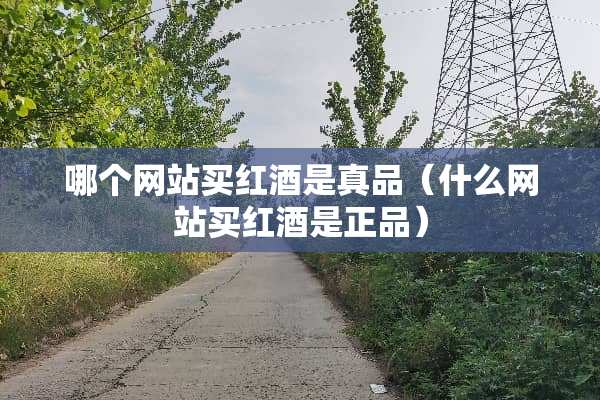 哪个网站买红酒是真品（什么网站买红酒是正品）