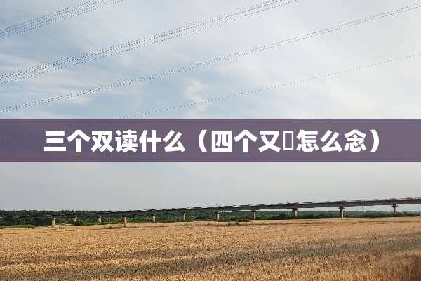 三个双读什么（四个又叕怎么念）