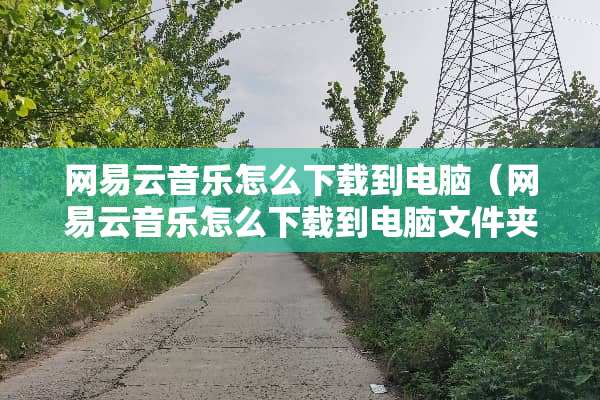 网易云音乐怎么下载到电脑（网易云音乐怎么下载到电脑文件夹中）