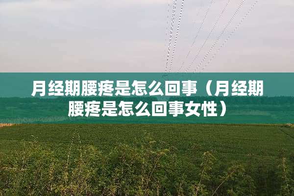 月经期腰疼是怎么回事（月经期腰疼是怎么回事女性）