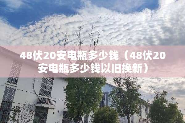 48伏20安电瓶多少钱（48伏20安电瓶多少钱以旧换新）