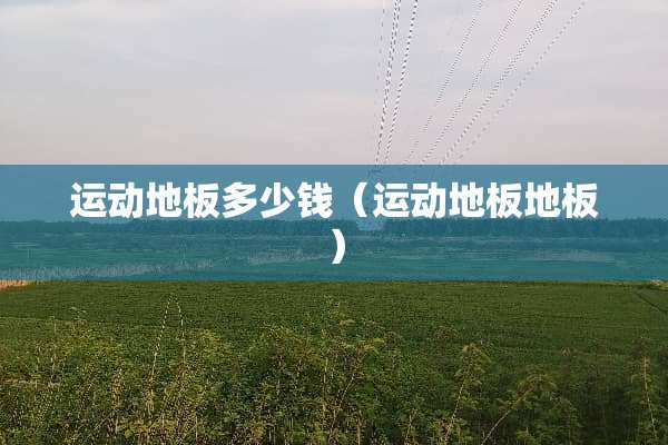 运动地板多少钱（运动地板地板）