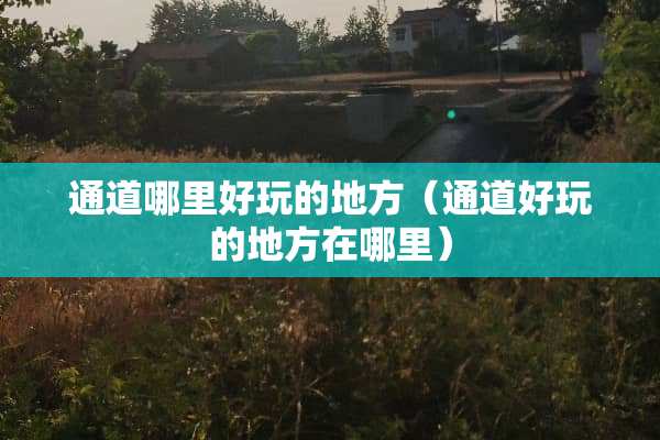 通道哪里好玩的地方（通道好玩的地方在哪里）