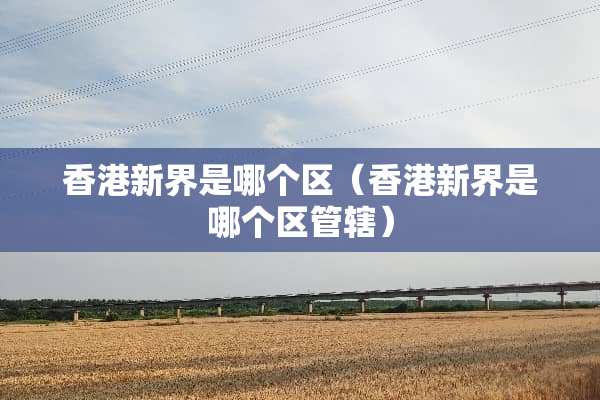 香港新界是哪个区（香港新界是哪个区管辖）