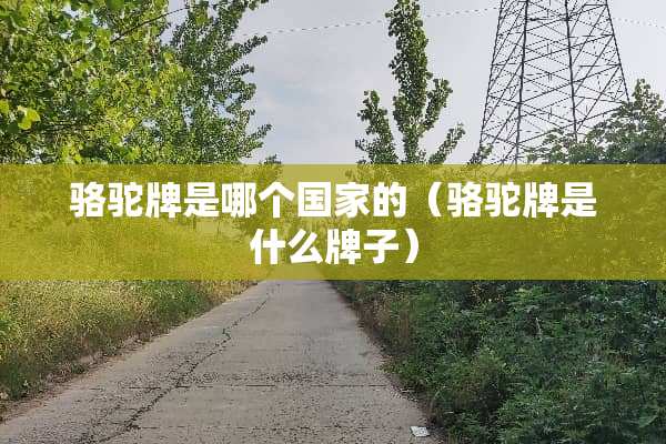 骆驼牌是哪个国家的（骆驼牌是什么牌子）