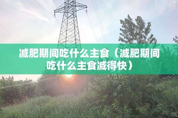 减肥期间吃什么主食（减肥期间吃什么主食减得快）