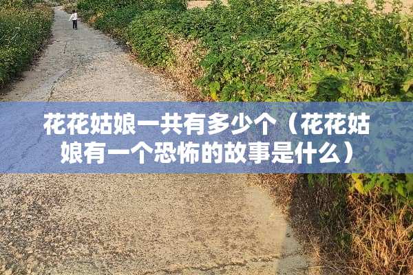花花姑娘一共有多少个（花花姑娘有一个恐怖的故事是什么）