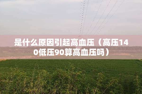 是什么原因引起高血压（高压140低压90算高血压吗）