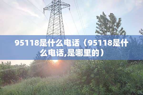 95118是什么电话（95118是什么电话,是哪里的）