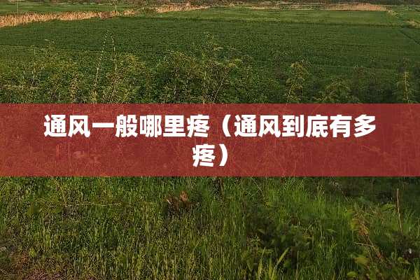 通风一般哪里疼（通风到底有多疼）
