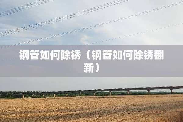 钢管如何除锈（钢管如何除锈翻新）