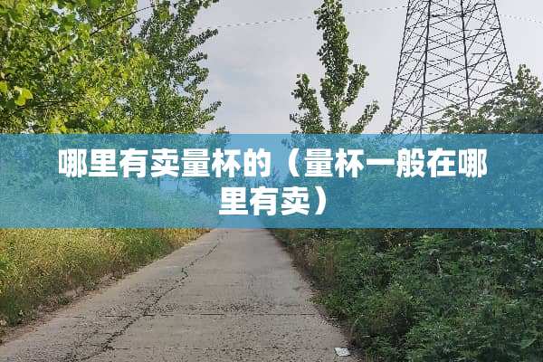 哪里有卖量杯的（量杯一般在哪里有卖）