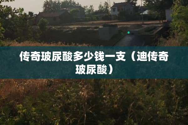 传奇玻尿酸多少钱一支（迪传奇玻尿酸）