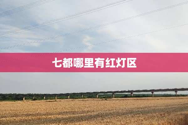 七都哪里有红灯区
