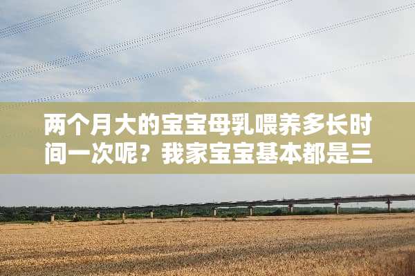 两个月大的宝宝母*喂养多长时间一次呢？我家宝宝基本都是三个小时吃一次的？