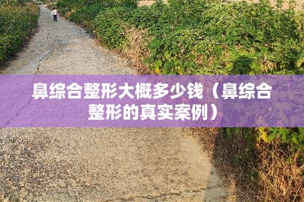 鼻综合整形大概多少钱（鼻综合整形的真实案例）