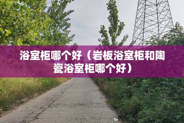 浴室柜哪个好（岩板浴室柜和陶瓷浴室柜哪个好）