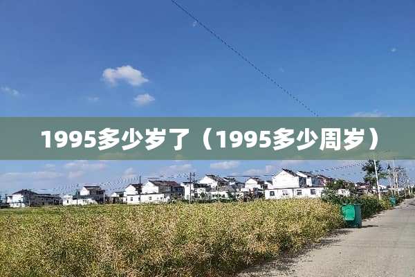 1995多少岁了（1995多少周岁）