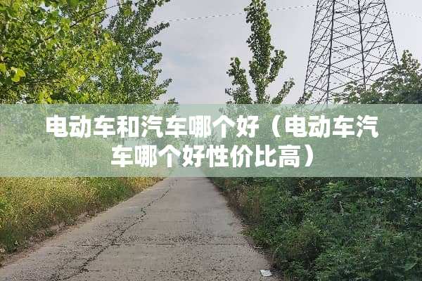 电动车和汽车哪个好（电动车汽车哪个好性价比高）