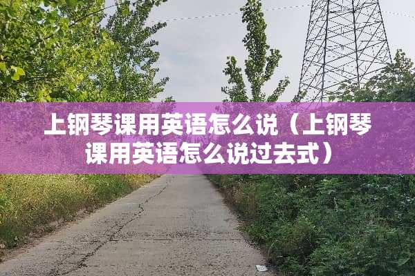 上钢琴课用英语怎么说（上钢琴课用英语怎么说过去式）