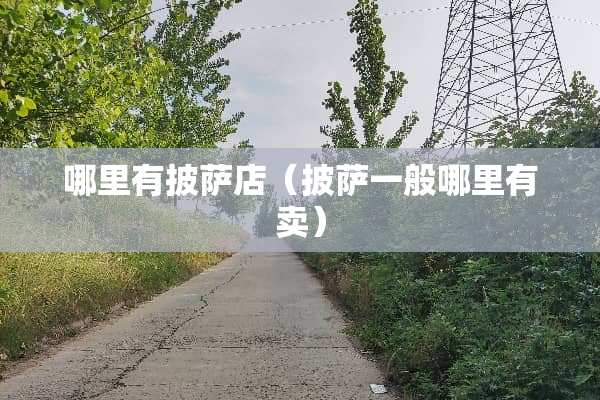 哪里有披萨店（披萨一般哪里有卖）