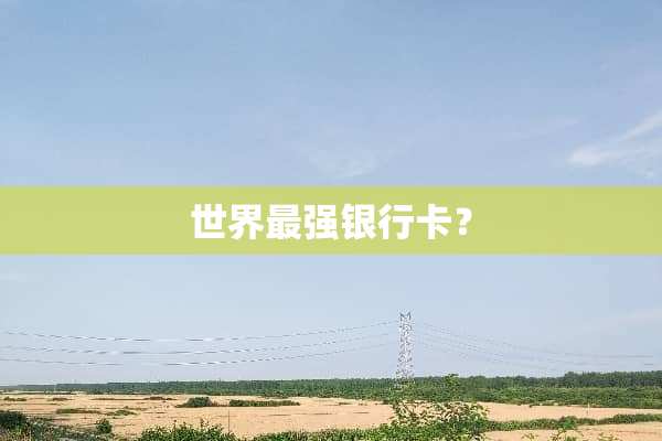 世界最强***？