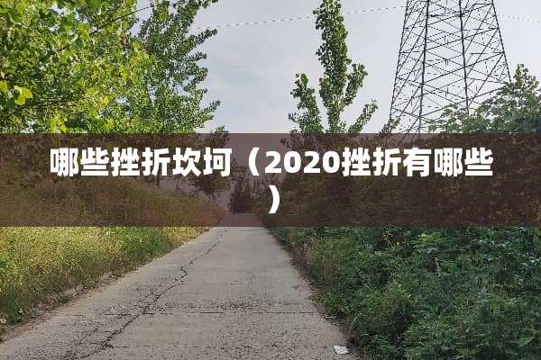 哪些挫折坎坷（2020挫折有哪些）