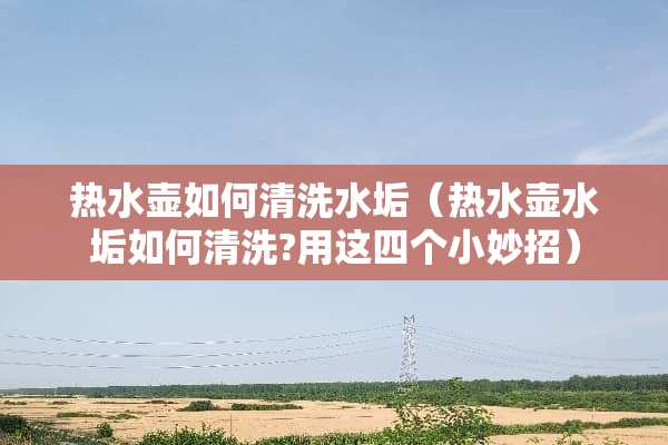 热水壶如何清洗水垢（热水壶水垢如何清洗?用这四个小妙招）