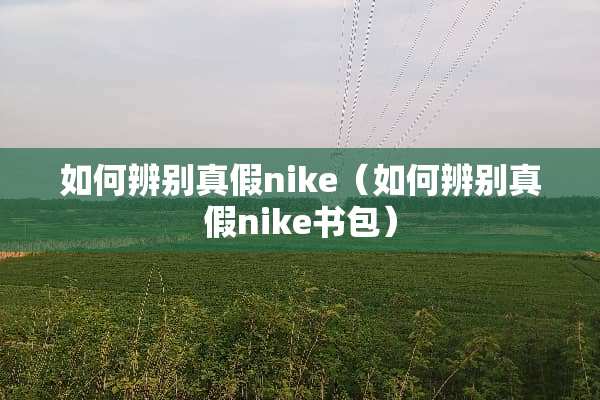 如何辨别真假nike（如何辨别真假nike书包）