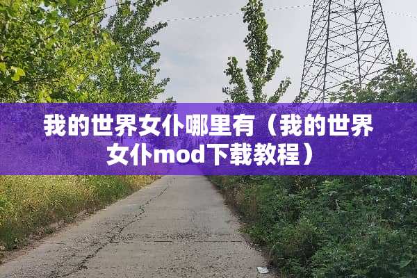 我的世界女仆哪里有（我的世界女仆mod下载教程）