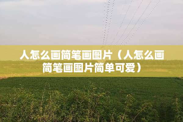 人怎么画简笔画图片（人怎么画简笔画图片简单可爱）