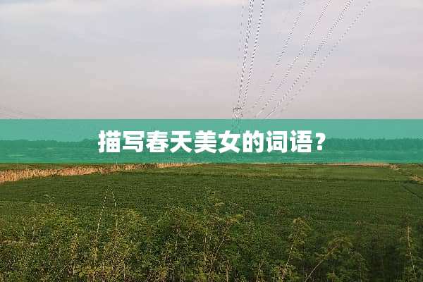 描写春天**的词语？