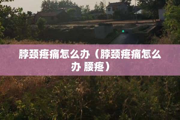 脖颈疼痛怎么办（脖颈疼痛怎么办 腰疼）