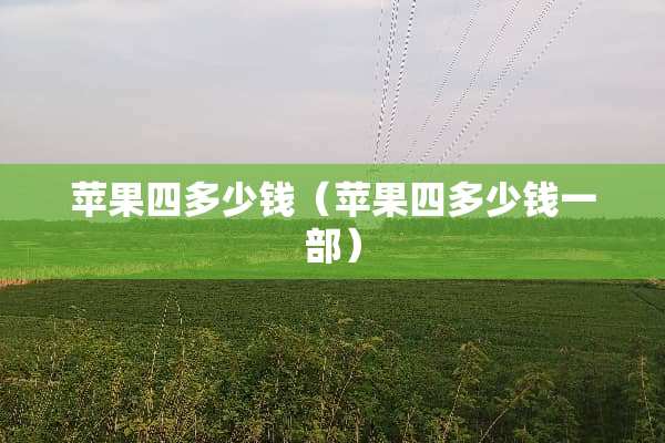 苹果四多少钱（苹果四多少钱一部）