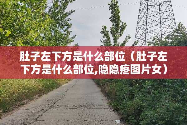 肚子左下方是什么部位（肚子左下方是什么部位,隐隐疼图片女）