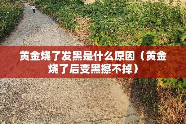 黄金烧了发黑是什么原因（黄金烧了后变黑擦不掉）