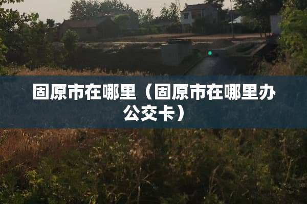 固原市在哪里（固原市在哪里办公交卡）