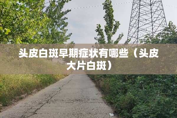 头皮白斑早期症状有哪些（头皮大片白斑）