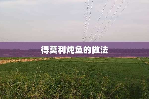 得莫利炖鱼的做法