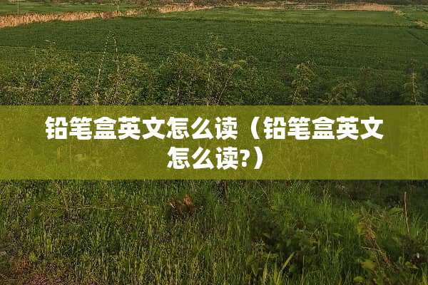 铅笔盒英文怎么读（铅笔盒英文怎么读?）