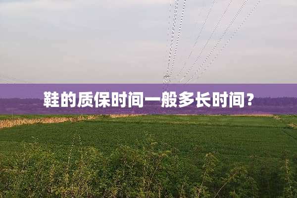 鞋的质保时间一般多长时间？