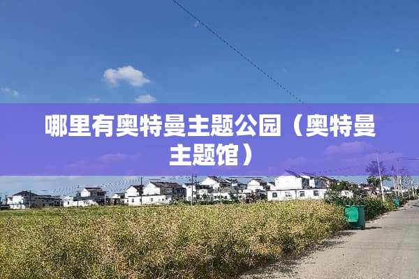 哪里有奥特曼主题公园（奥特曼主题馆）