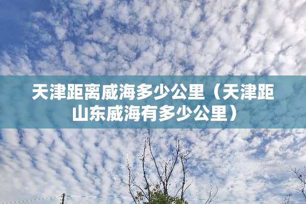 天津距离威海多少公里（天津距山东威海有多少公里）
