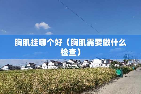 胸肌挂哪个好（胸肌需要做什么检查）