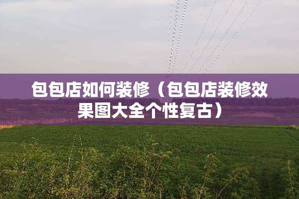 包包店如何装修（包包店装修效果图大全个性复古）